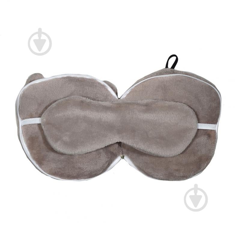 Подушка декоративная Медведь 14x18 см серый Ярослав - фото 3 Подушка декоративная Медведь 14x18 см серый Ярослав - фото 3