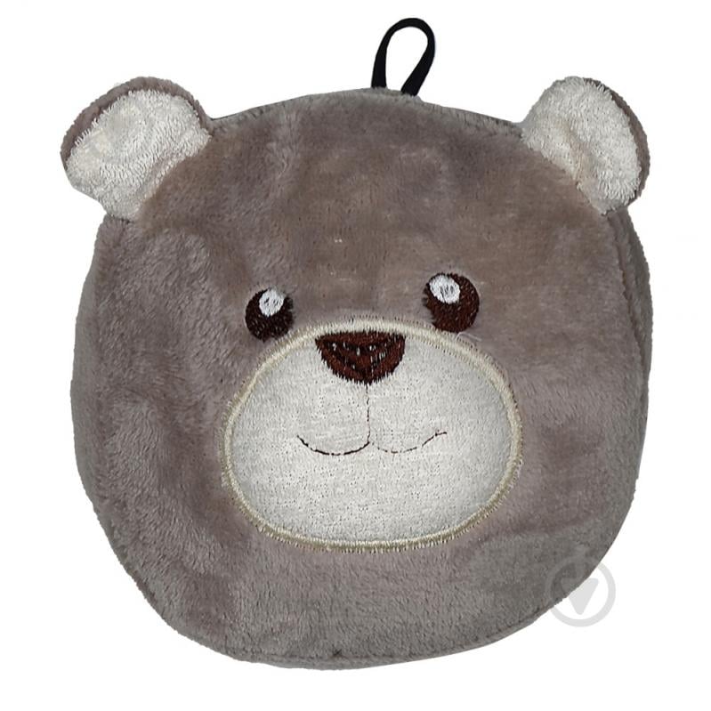 Подушка декоративная Медведь 14x18 см серый Ярослав - фото 1 Подушка декоративная Медведь 14x18 см серый Ярослав - фото 1