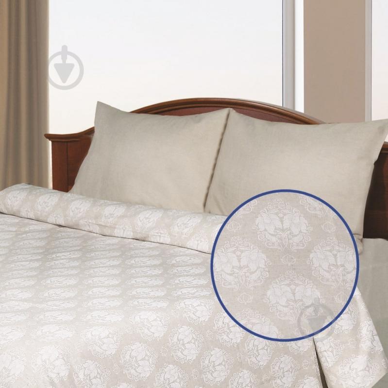 Комплект постільної білизни L-05 бежевий Ярослав - фото 1 Комплект постільної білизни L-05 бежевий Ярослав - фото 1