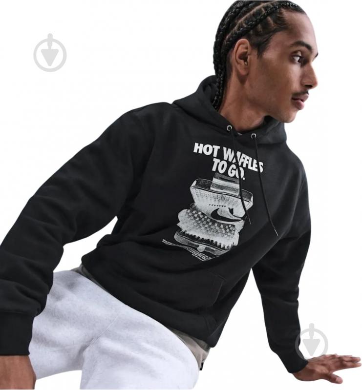 Джемпер Nike M NK Club BB GX Hoodie Reissue HV0852-010 р.XL чорний - фото 4 Джемпер Nike M NK Club BB GX Hoodie Reissue HV0852-010 р.XL чорний - фото 4