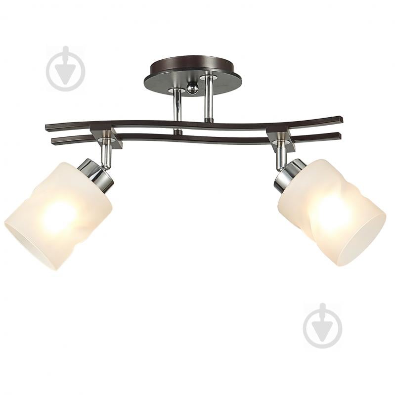 Люстра стельова Victoria Lighting Fancy/PL2 2x60 Вт E27 хром/венге - фото 1