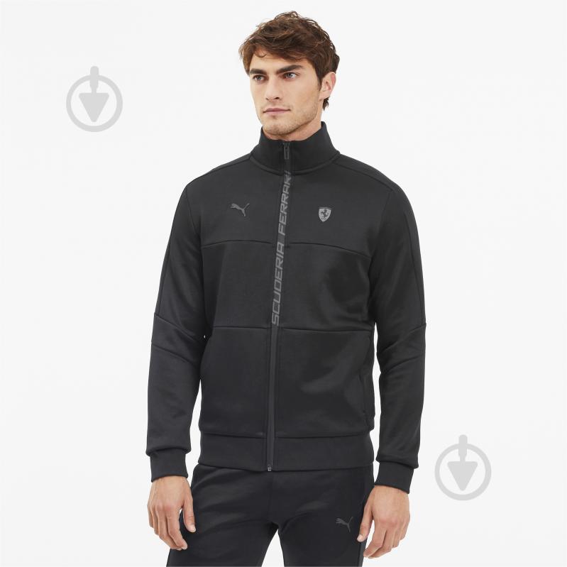 Джемпер Puma Ferrari T7 Track Jacket 59612801 р. 2XL черный - фото 1 Джемпер Puma Ferrari T7 Track Jacket 59612801 р. 2XL черный - фото 1