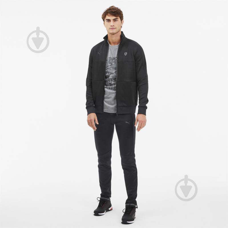 Джемпер Puma Ferrari T7 Track Jacket 59612801 р. 2XL черный - фото 5 Джемпер Puma Ferrari T7 Track Jacket 59612801 р. 2XL черный - фото 5