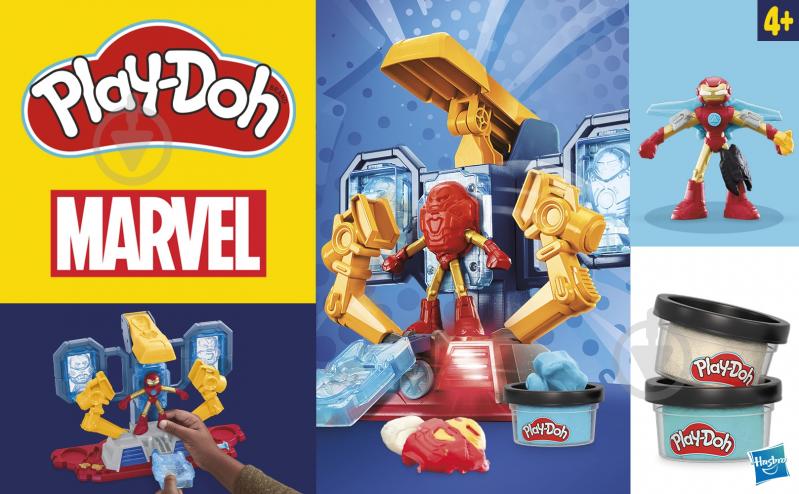 Набір для творчості Play-Doh з масою для ліплення Залізна людина G0035 - фото 6