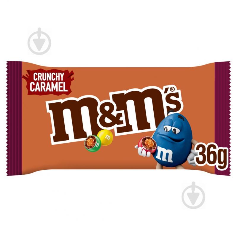 Драже Mars M&M’s з хрусткою карамеллю 36 г - фото 1