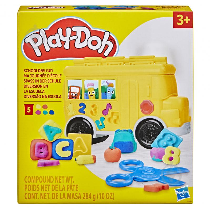 Набір для творчості Play-Doh з масою для ліплення Веселий шкільний день G1641 - фото 11