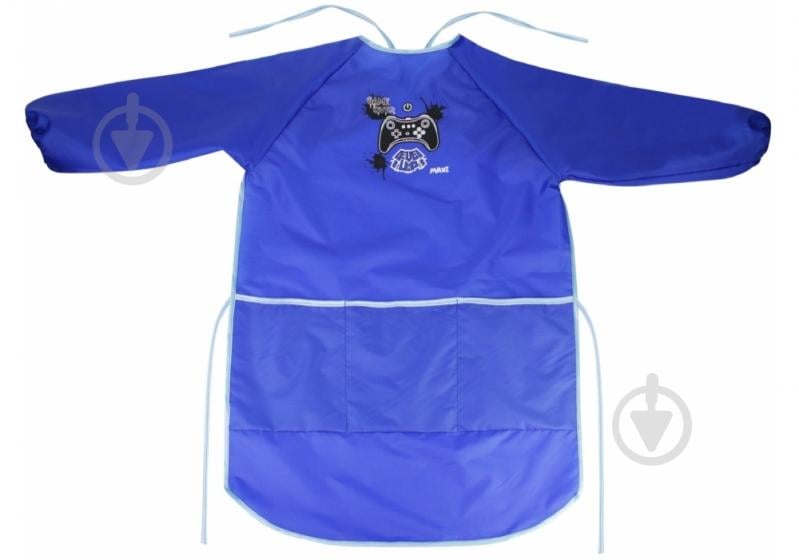 Фартух для творчості з рукавами 69x48 см синій MX61651-02 Maxi - фото 1 Фартух для творчості з рукавами 69x48 см синій MX61651-02 Maxi - фото 1