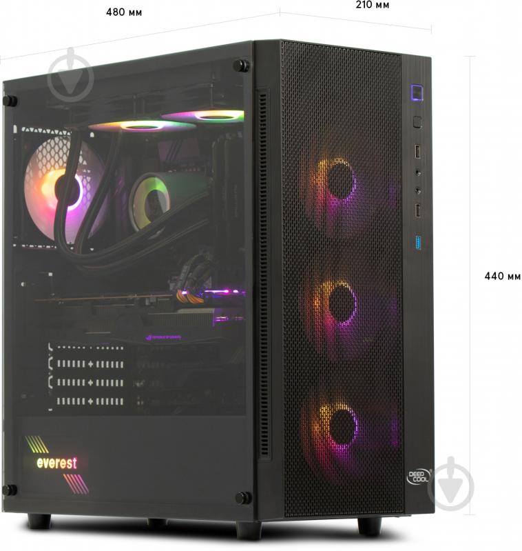 Компьютер Everest Game (9080_0231) black - фото 4