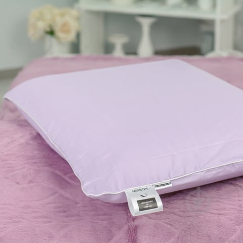 Подушка ортопедическая №6073 Delicate satin Calypso Women (2200003262278) MirSon 59x43x12 сиреневый - фото 3