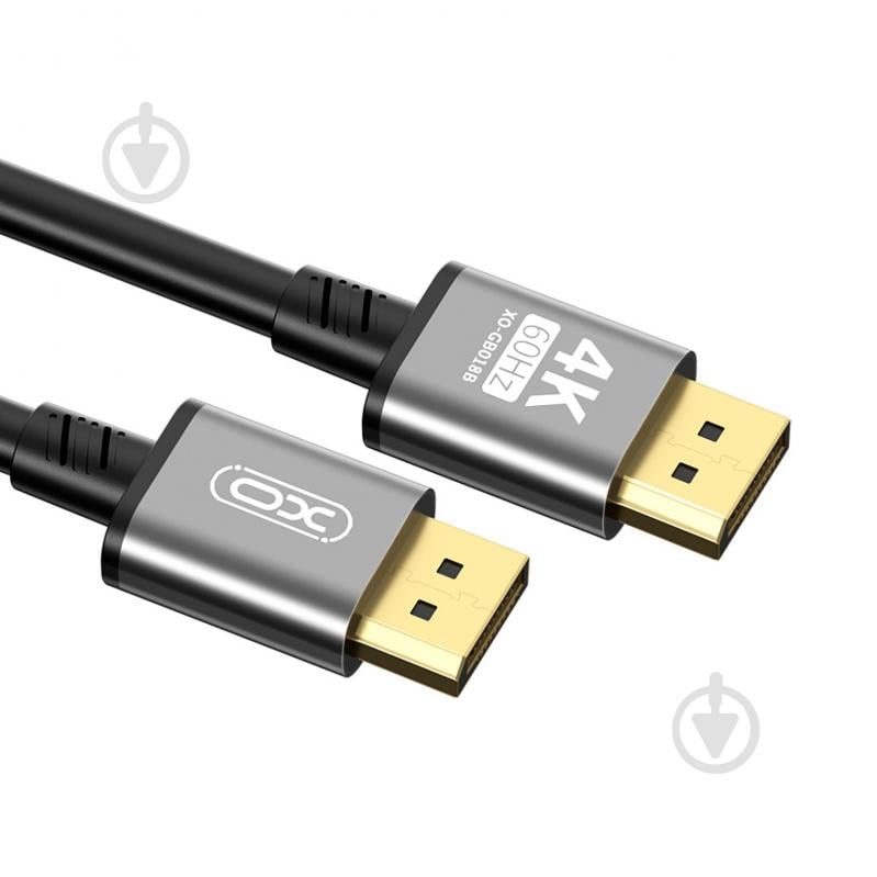 Кабель Xo GB018B-DP DisplayPort to DisplayPort v1.2 5 м серебристый (GB018B-DP.tranish) - фото 3