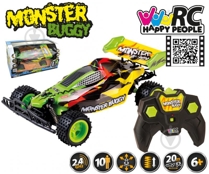 Машинка на р/у Happy People Monster Buggy H30070 - фото 2