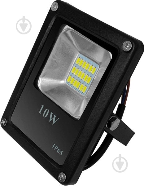 Прожектор Ecostrum LED 10 Вт IP65 черный - фото 2