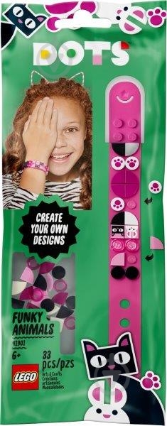 Конструктор LEGO Dots Браслет «Веселые звери» 41901 - фото 1