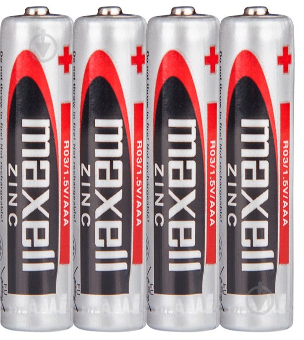 Батарейки Maxell AAA (R03, 286) 4 шт. (774411.00) - фото 1 Батарейки Maxell AAA (R03, 286) 4 шт. (774411.00) - фото 1