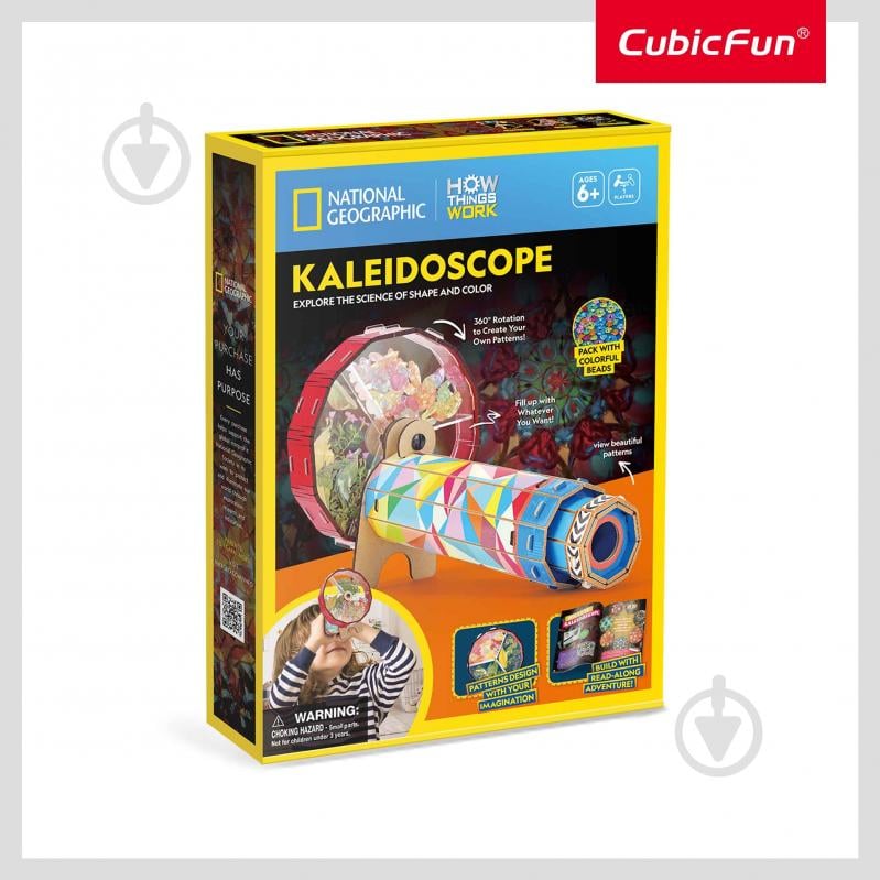 Набір для моделювання CubicFun STEM Калейдоскоп DS1090h - фото 2