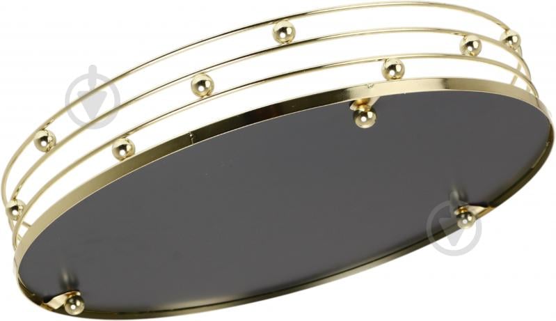 Поднос декоративный Sensio Luxtray 30х30х6 см см золотой - фото 3