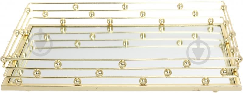 Таця декоративна Sensio Luxtray 35х25х6 см золотий - фото 2