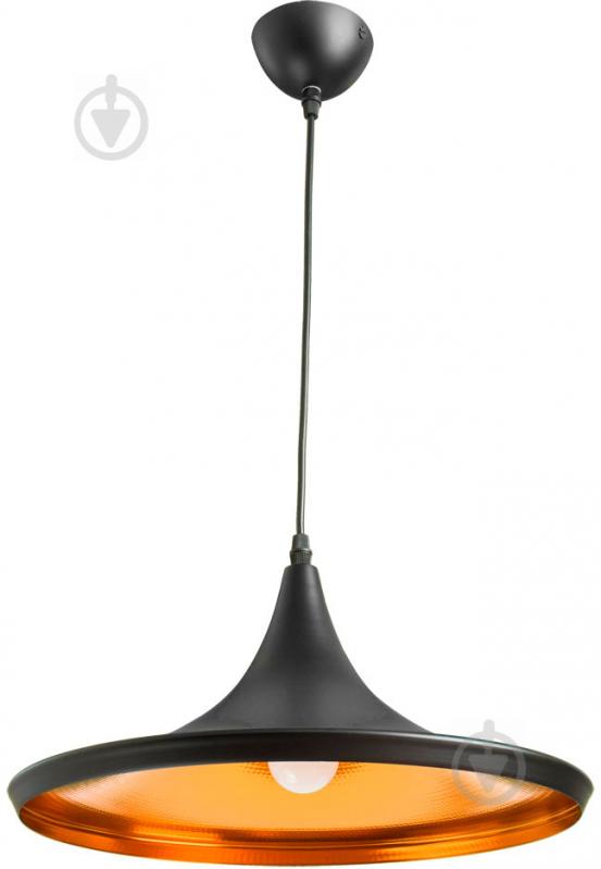 Підвіс Arte Lamp Cappello A3406SP-1BK 1x40 Вт E27 чорний - фото 1