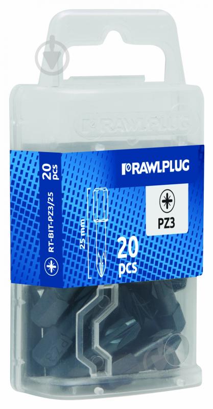 Набір біт Rawlplug 20 шт. RT-BIT-PZ1/25 - фото 2