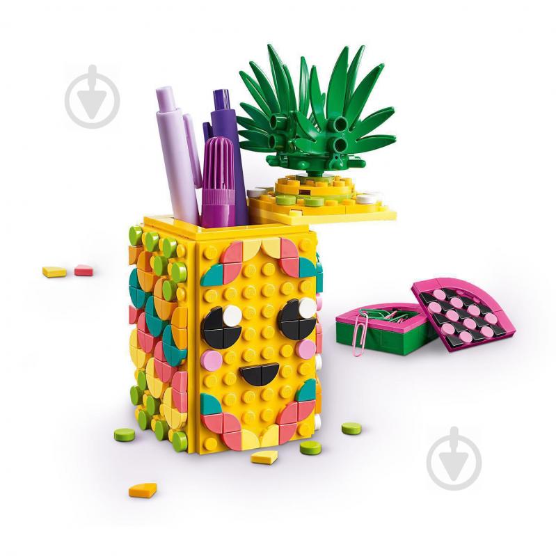 Конструктор LEGO Dots Подставка под карандаши «Ананас» 41906 - фото 8