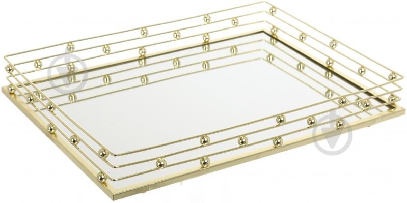 Поднос декоративный Sensio Luxtray 40х30х6 см золотой - фото 1