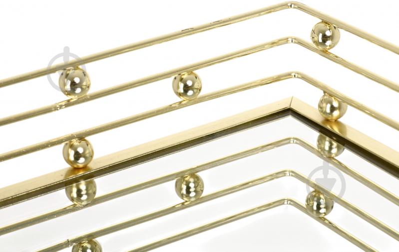 Поднос декоративный Sensio Luxtray 40х30х6 см золотой - фото 3