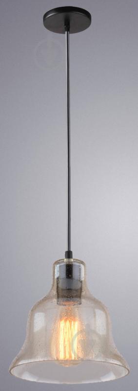 Підвіс Arte Lamp Amiata A4255SP-1AM 1x40 Вт E27 бурштиновий - фото 1