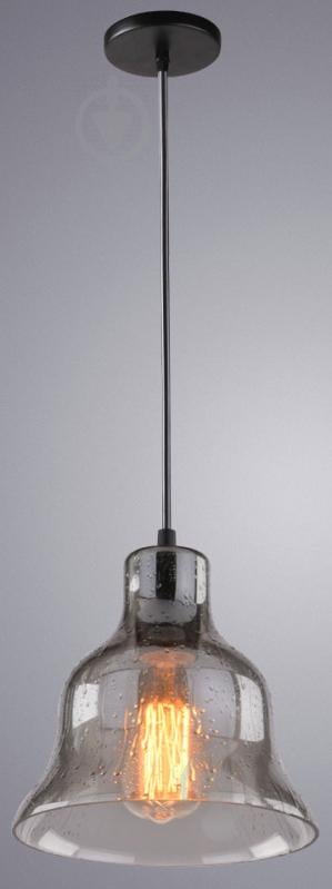 Підвіс Arte Lamp Amiata A4255SP-1SM 1x40 Вт E27 димчатий - фото 1