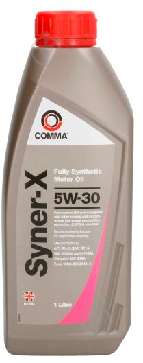 Моторне мастило COMMA SYNER-X 5W-30 1 л (SYNER-X 5W30 1L) - фото 1