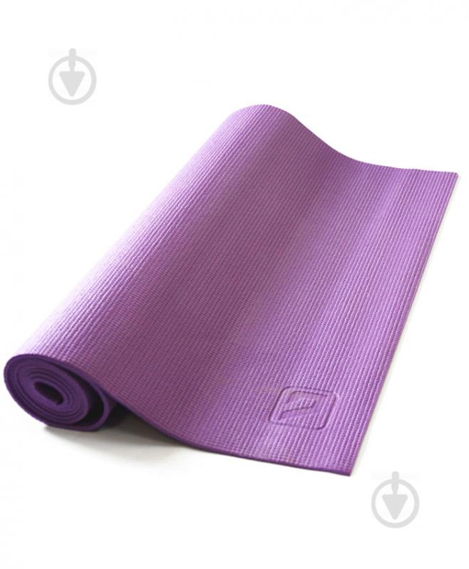 Коврик для йоги LiveUp PVC Yoga Mat LS3231-04v 1730х610х4 мм фиолетовый - фото 1