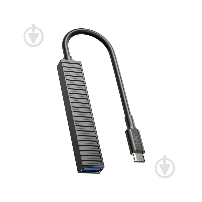 USB-хаб Xo HUB014B USB 3.0/2хUSB 2.0/SD/MicroSD Black (HUB014B.black) - фото 2