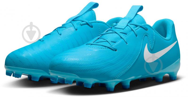 Бутсы Nike JR PHANTOM GX II ACADEMY FG/MG FD6722-400 р.36,5 синий - фото 5