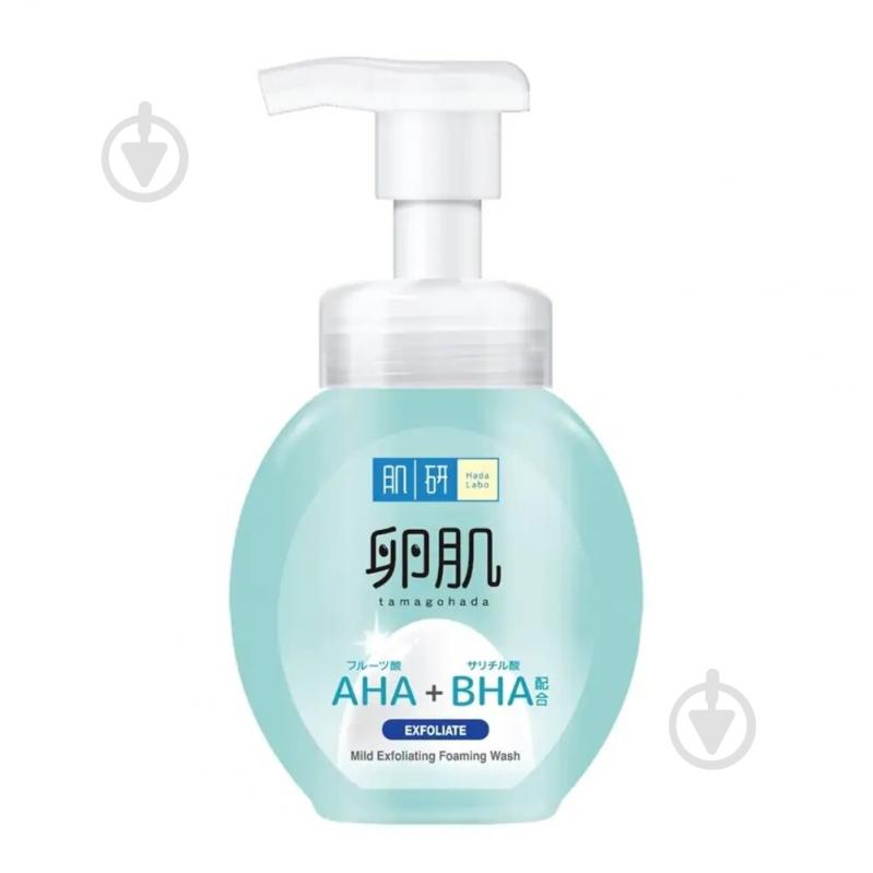 Пенка-пилинг для лица HADA LABO AHA+BHA Exfolication Face Wash 160 мл - фото 1 Пенка-пилинг для лица HADA LABO AHA+BHA Exfolication Face Wash 160 мл - фото 1
