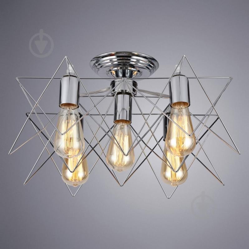 Люстра потолочная Arte Lamp Tela A6048PL-5CC 5x40 Вт E27 хром - фото 2