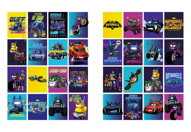 Раскраска со стикерами Batman: Batwheels ©Warner Bros. Ideyka - фото 2 Раскраска со стикерами Batman: Batwheels ©Warner Bros. Ideyka - фото 2
