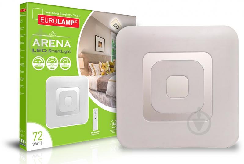 Світильник світлодіодний Eurolamp Smart Light Arena з пультом ДК LED-SL-72W-N23 (deco) 72 Вт білий 3000-6000 К - фото 2