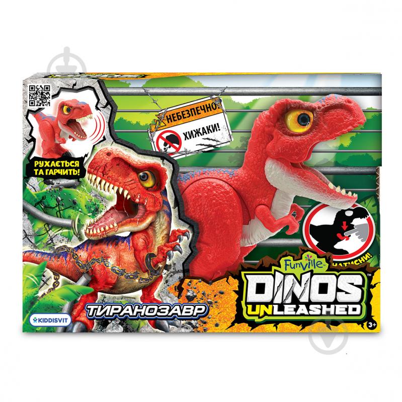 Интерактивный игровой набор Dinos Unleashed серии Walking & Talking Тираннозавр 31120 - фото 3