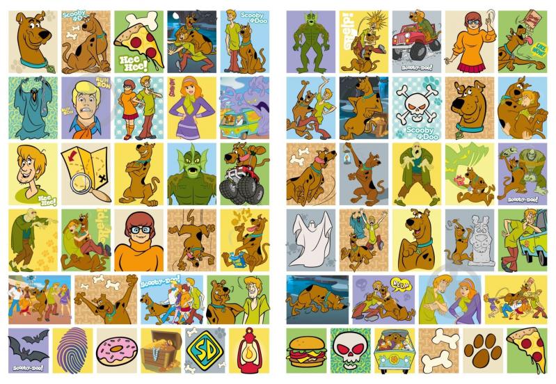Раскраска со стикерами Scooby-Doo ©Warner Bros. Ideyka - фото 2