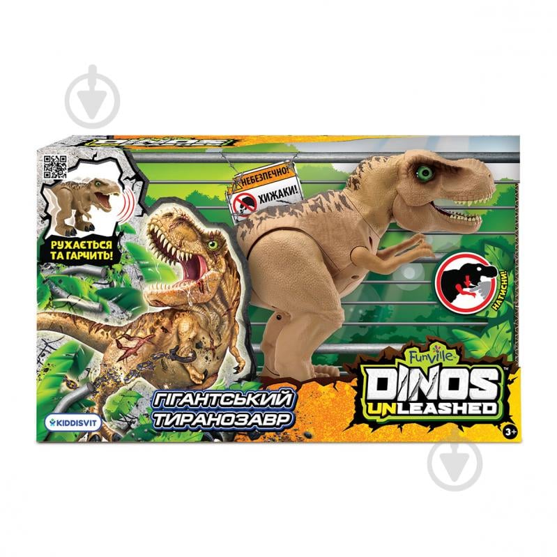 Интерактивный игровой набор Dinos Unleashed серии Walking & Talking Гигантский Тираннозавр 31121 - фото 4