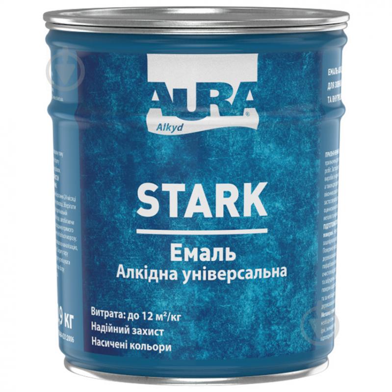 Эмаль Aura® Stark алкидная 42 светло-голубой глянец 0,9 кг - фото 1