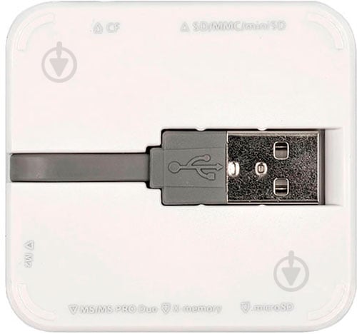 Кардридер PowerPlant USB 2.0 All in 1 KD0055R114 - фото 4