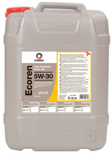 ᐉ Моторное масло COMMA ECOREN SYNT 5W-30 20 л (ECOREN 5W30 SYNT. 20L ...