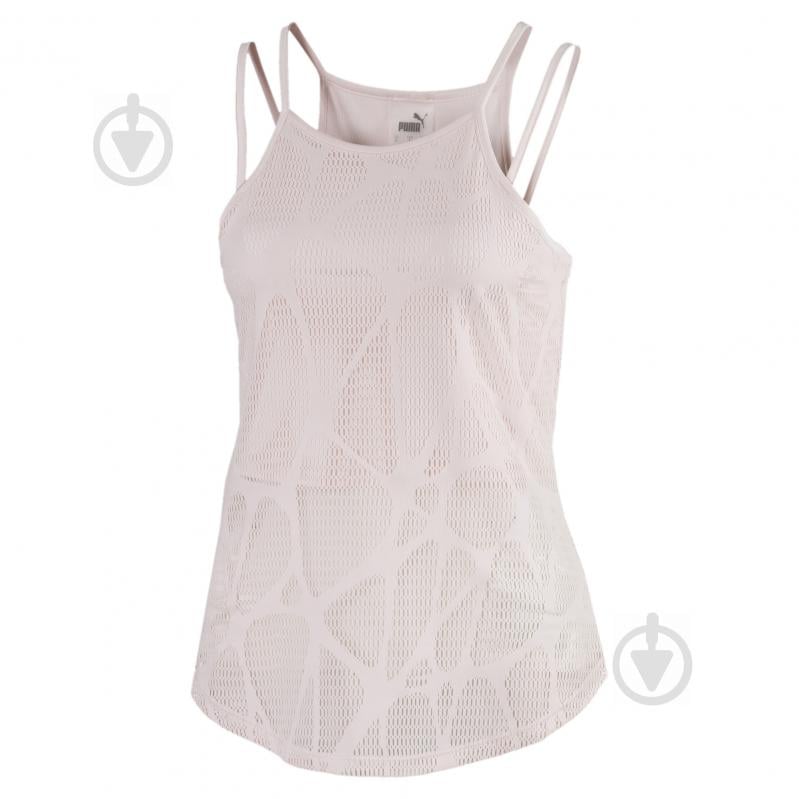 Майка Puma Studio Strappy Lace Tank 51891603 р.L бежевий - фото 1