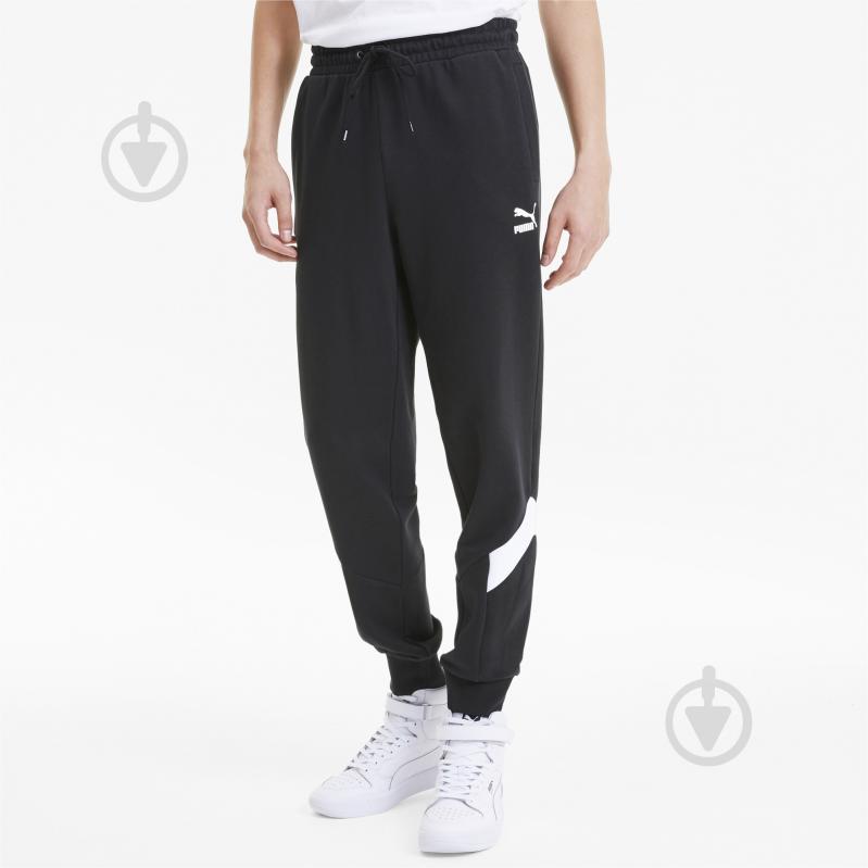 Брюки Puma Iconic MCS Track Pants FT 59644801 р. M черный - фото 1