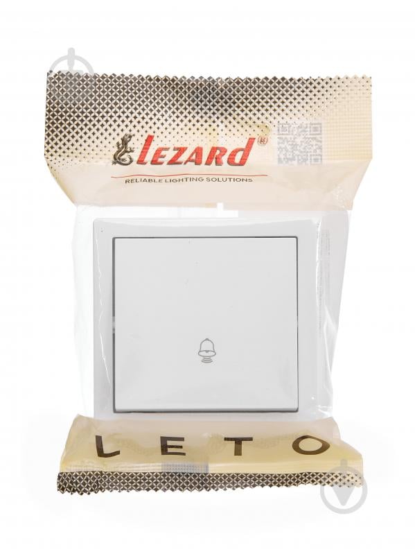Кнопка звонка Lezard LETO белый 752-0200-103 - фото 4