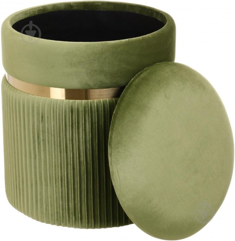 Сундук-пуф Sensio для хранения Bernard 315х380х315 мм зеленый (VWF19B352VA-24B) - фото 3 Сундук-пуф Sensio для хранения Bernard 315х380х315 мм зеленый (VWF19B352VA-24B) - фото 3