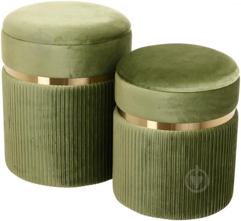 Сундук-пуф Sensio для хранения Bernard 315х380х315 мм зеленый (VWF19B352VA-24B) - фото 5 Сундук-пуф Sensio для хранения Bernard 315х380х315 мм зеленый (VWF19B352VA-24B) - фото 5