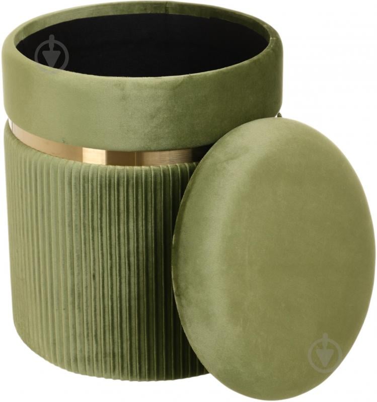 Сундук-пуф Sensio для хранения Bernard 360х440х360 мм зеленый (VWF19B352VA-24B) - фото 3 Сундук-пуф Sensio для хранения Bernard 360х440х360 мм зеленый (VWF19B352VA-24B) - фото 3