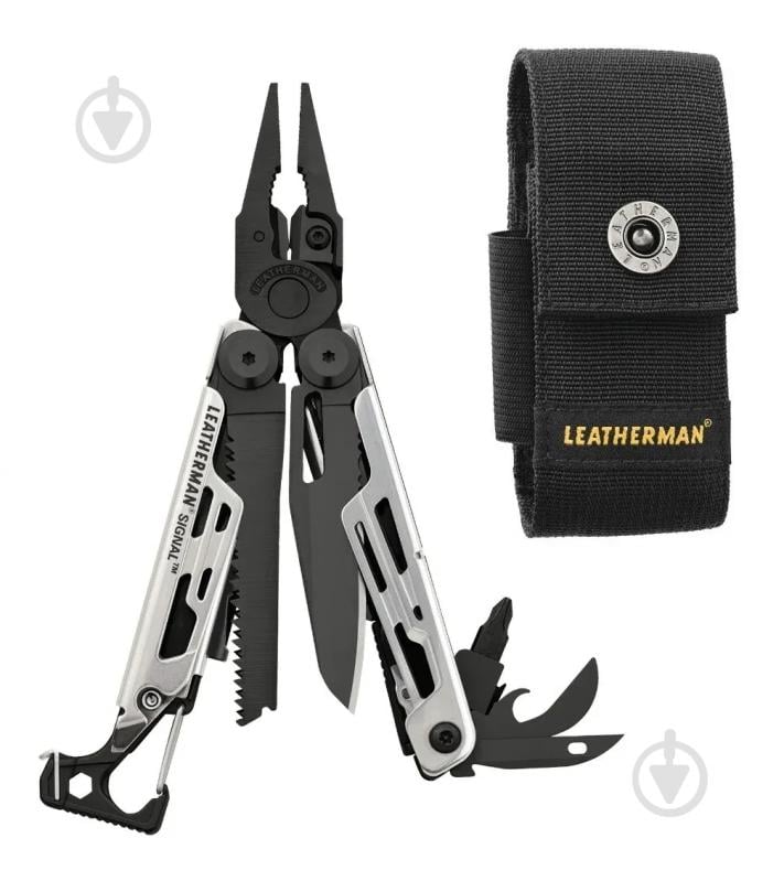 Мультитул Leatherman Signal Black & Silver, синтетический чехол (19 інстр) 832625 - фото 5