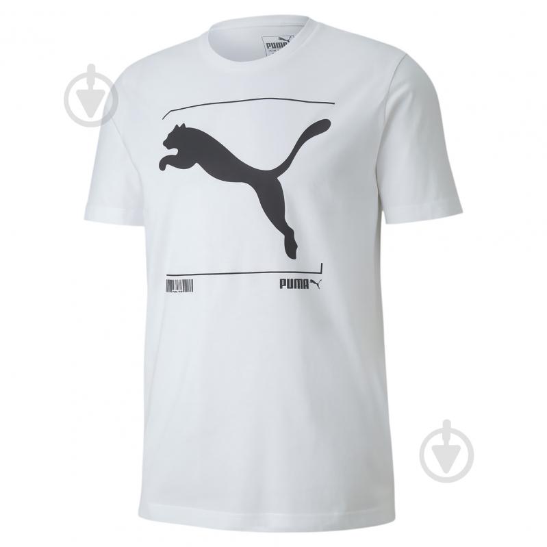 Футболка Puma Nu-tility Graphic Tee 58155202 р.M белый - фото 2